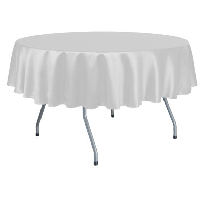 Ultimate Textile Herringbone - Fandango Tablecloth, White