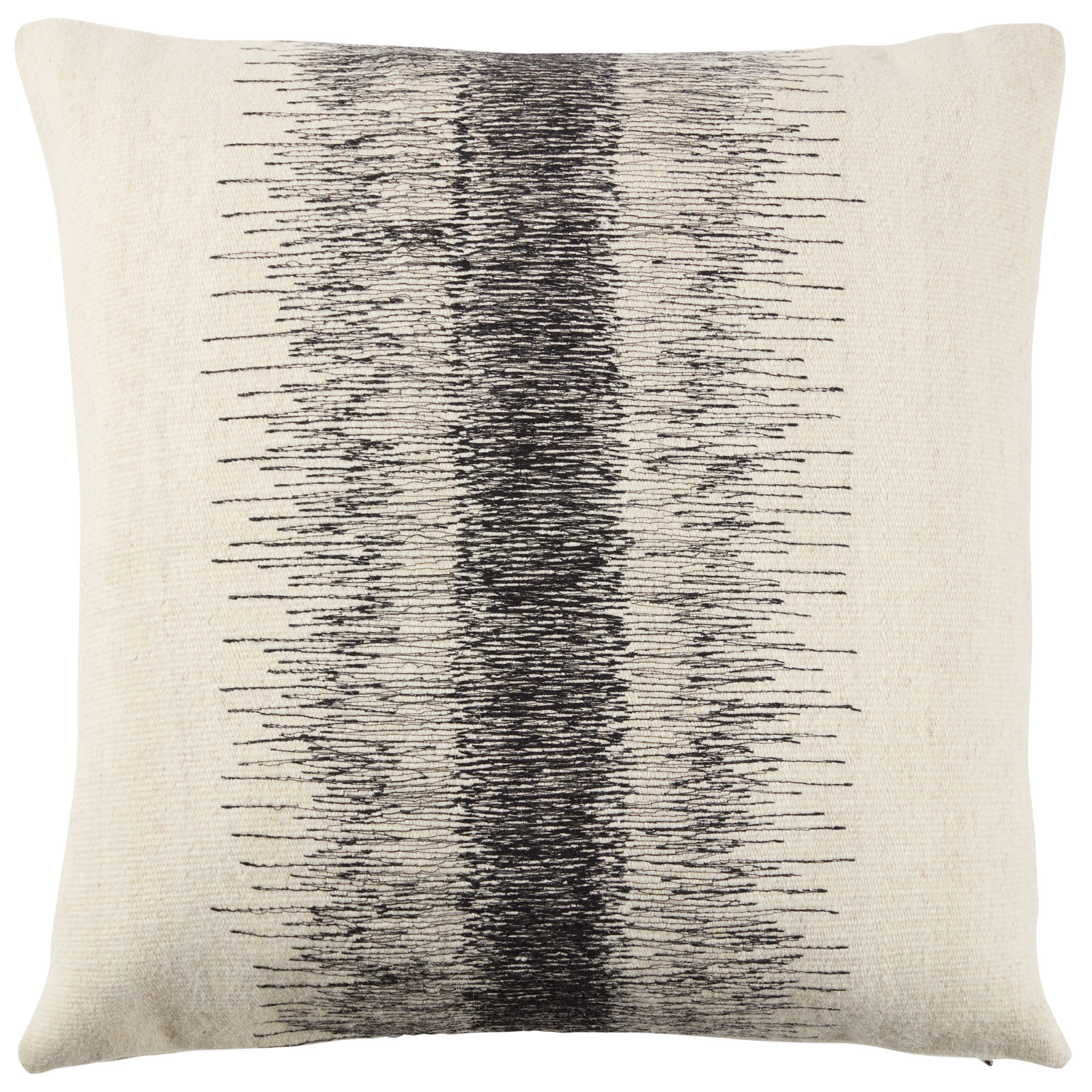 Gowan Handmade Ombre Lumbar Pillow, Down, White, Square 24"