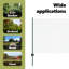 100 cm H x 1000 cm W Steel Border Fencing