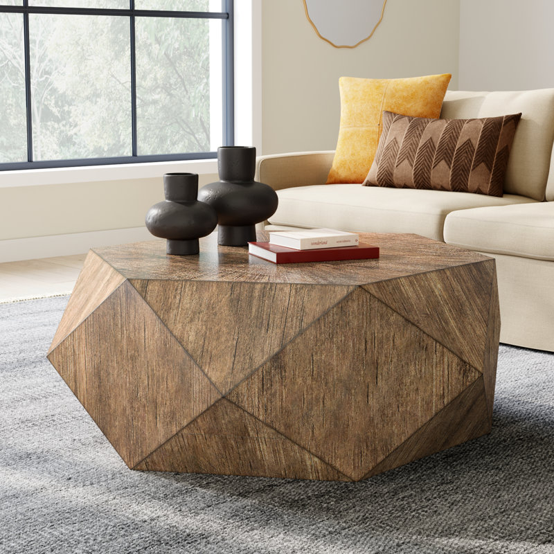 Kane Solid Wood Top Single Coffee Table