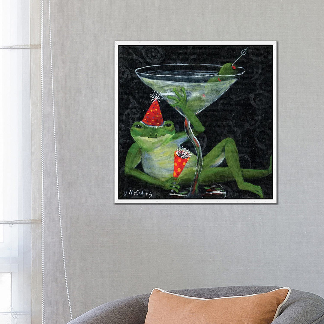 Toadally Under Glass von Debbie McCulley - Gallery-Wrapped Canvas Giclée on Canvas