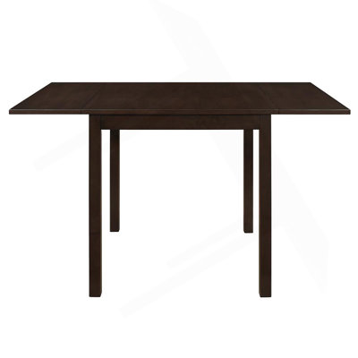 Cappuccino Dining Table With Drop Extension Leaf