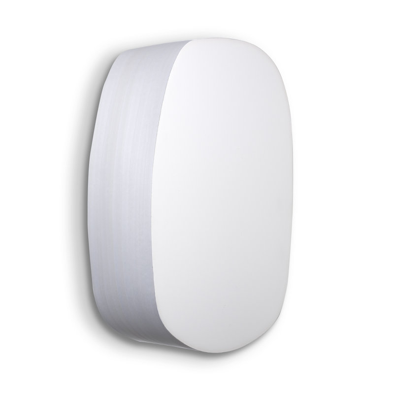 Guijarro LED Flush Mounted Sconce, Gray, 2700K LED, 14.1" H x 9.8" W x 3.7" D