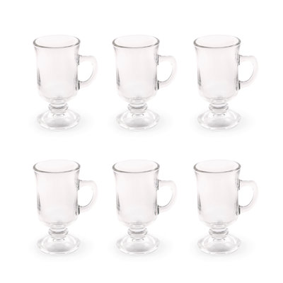 Iris Glass Irish Coffee Mug