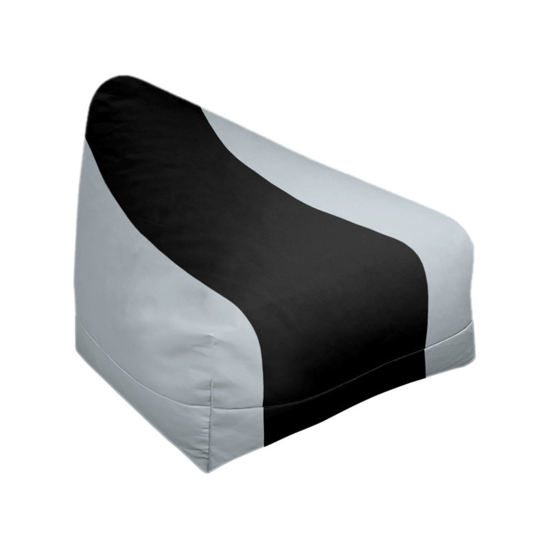 Fauteuil à billes Washington, 27 po x 27 po x 30 po, Argent / noir / argent