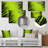Tropical Fusion Collages - Abstract Collages Metal Wall Art MT131750-336049720