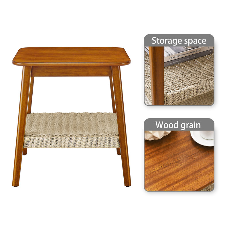 Petite table d'appoint de style médiéval, Noyer
