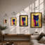 Cat In Colour Modern - Print-1118488760-1118488761
