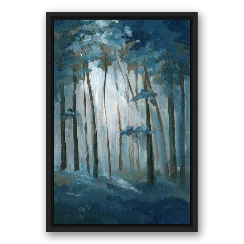 " Blue Tree Forest " Painting Print