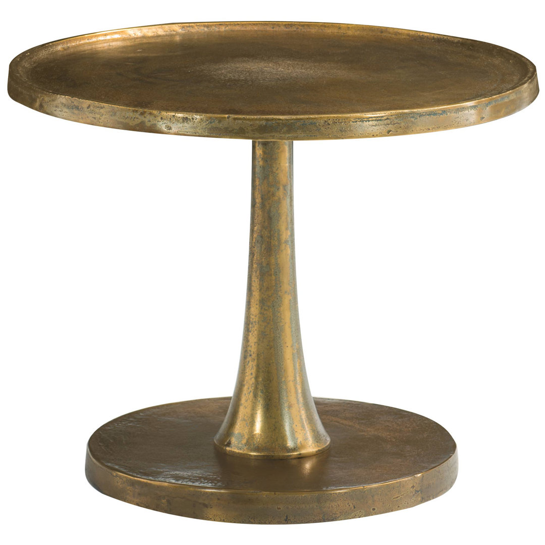Benson Tray Top Pedestal End Table Bernhardt