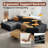 L-Shaped Modular Combination Sofa