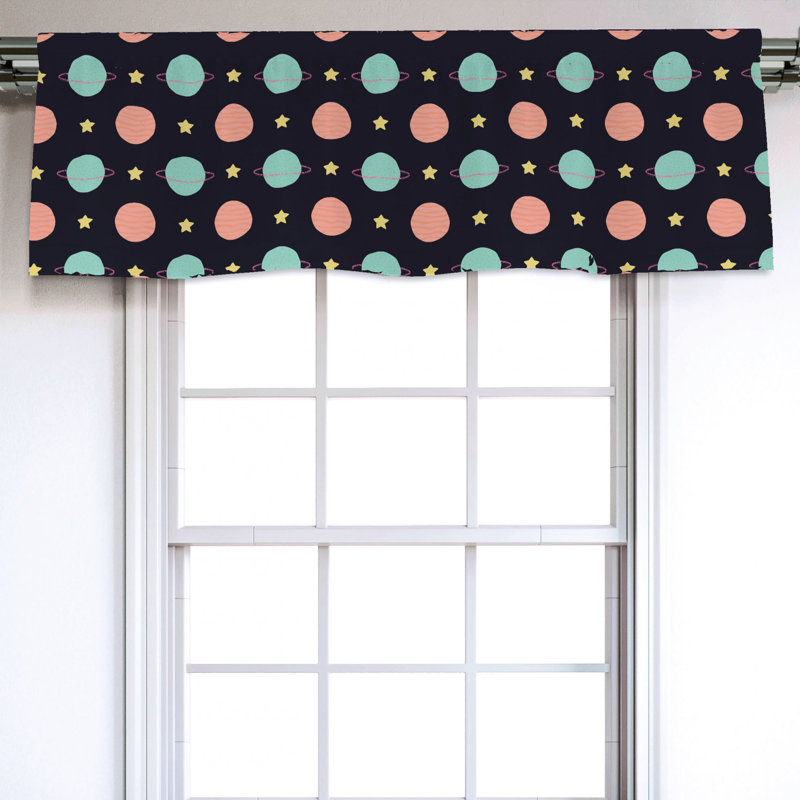 Sateen Ruffled Window Valance