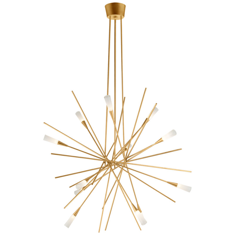 Chapman & Myers Stellar Large Chandelier, Gold