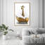 Bathtime Giraffe - Peinture sur toile-58873442-119891400-58873435