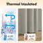 Linen Blend Blackout Curtain Panel Pair-316660554-316660555