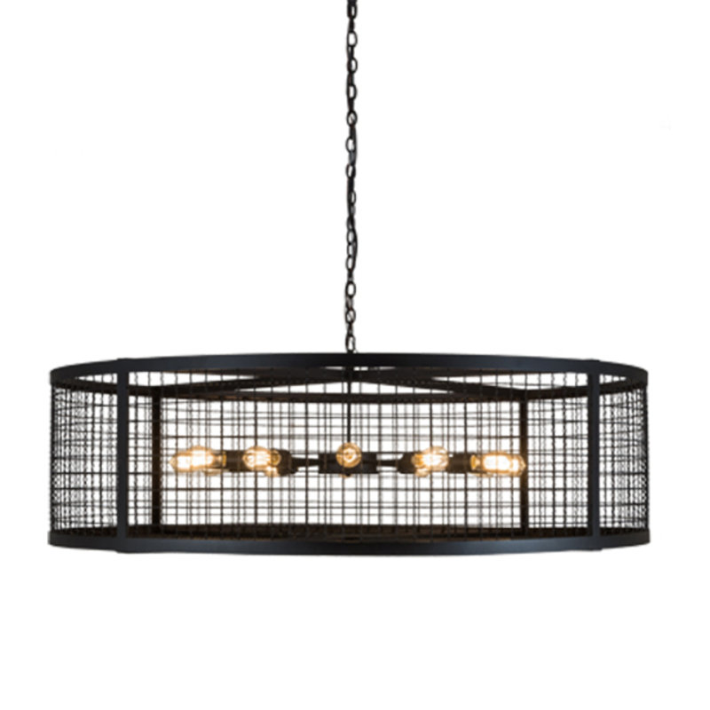 Paloma Golpe 12 - Light Drum Chandelier