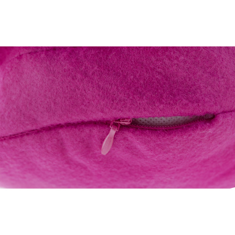 Floral Pillow Cover, 16" x 16", Magenta