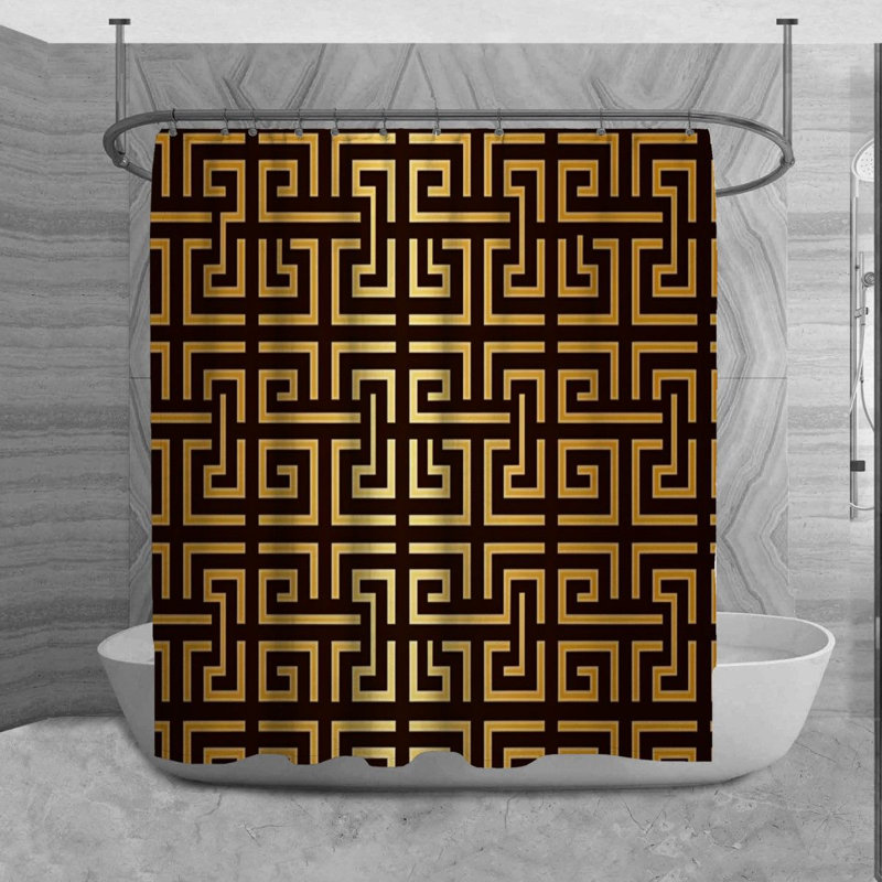 Rideau de douche Olyviah, H 73 po x l 70 po