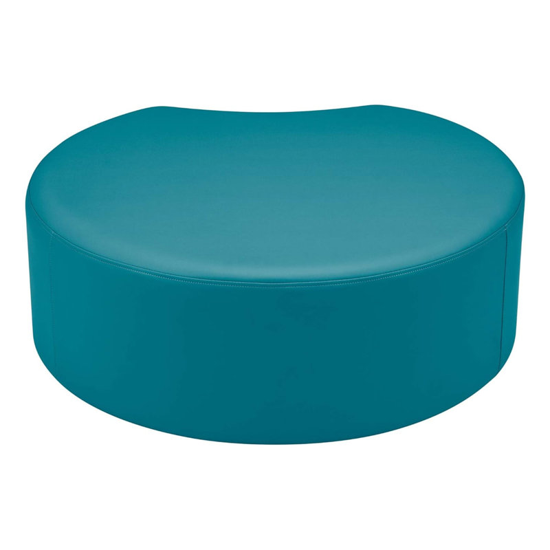 Repose-pieds rembourré Pro Series de 12 po de hauteur, Bleu sarcelle