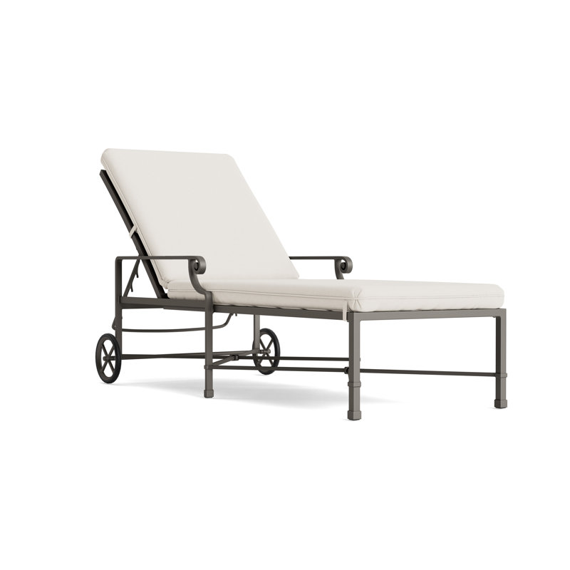 Venetian Outdoor Chaise Lounge, Fusion Natural, Mica
