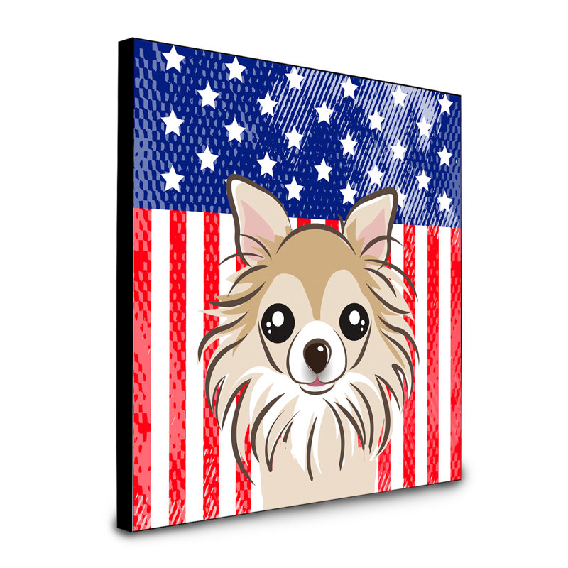 « american flag », art encadré Macomb, Chihuahua