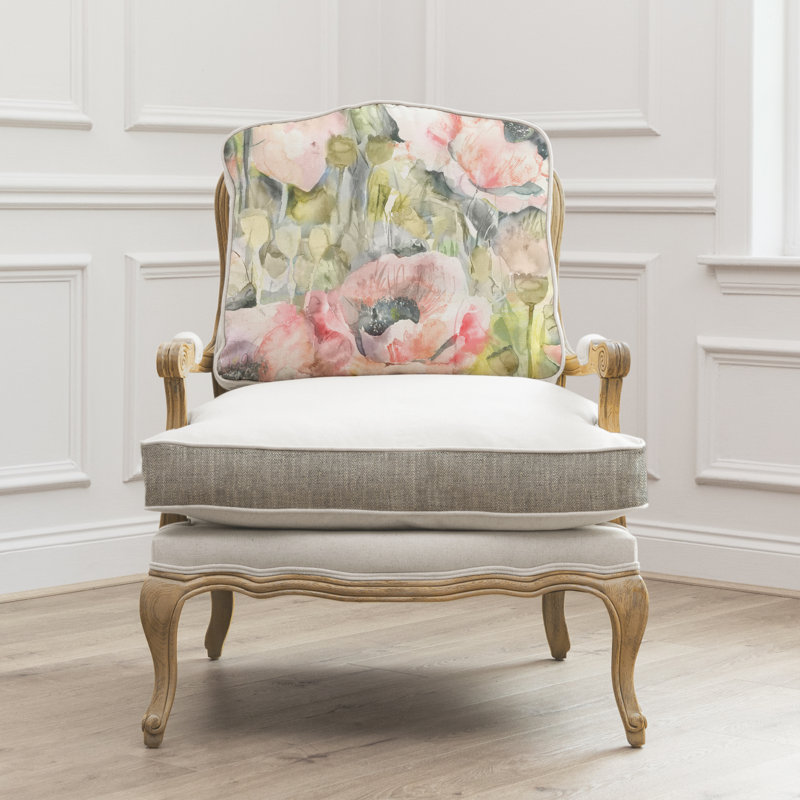 Upholstered Club Chair, Brown