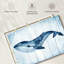 Baleine bleue en bois Brampt-106052328