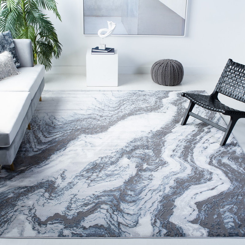 Marni Performance Abstract Rug, Rectangle 4' x 6'