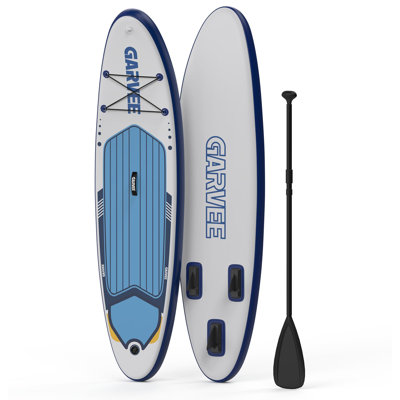 Inflatable Stand Up Paddle Board for Adults & Youth, 10'6" Stable SUP with Non-Slip Deck, Kayak-Ready Paddle & Complete Accessory Kit, High Weight Capacity, 320 x 81 x 15 cm