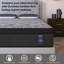 Matelas hybride mi-ferme 12 po avec mousse viscoélastique gélifiée rafraîchissante-519873948-519873945