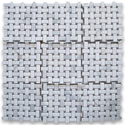 Calacatta 12" x 12" Marble Mosaic Tile