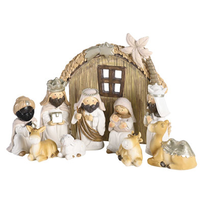 Nativity Family Wisemen Animal Star 7H
