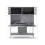 Gunver Metal Base Secretary Desk-212392649-212392648