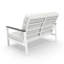 Causeuse d'extérieur en métal avec coussin Sunbrella Townsend-116257306-116257301