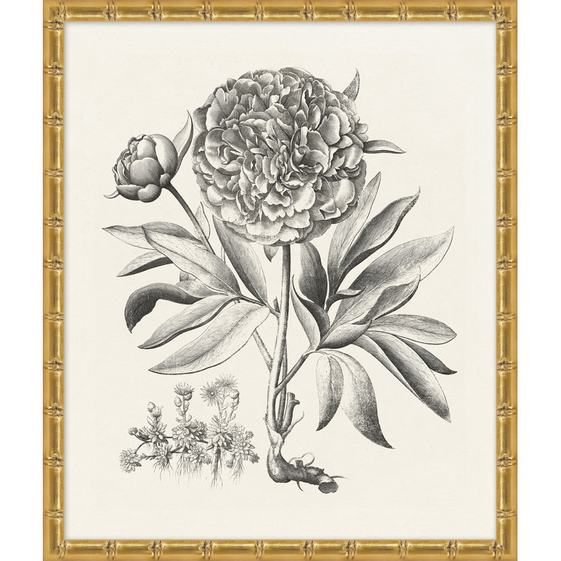 Bessler Study Neutral 2' Framed Graphic Art Print on Glass
