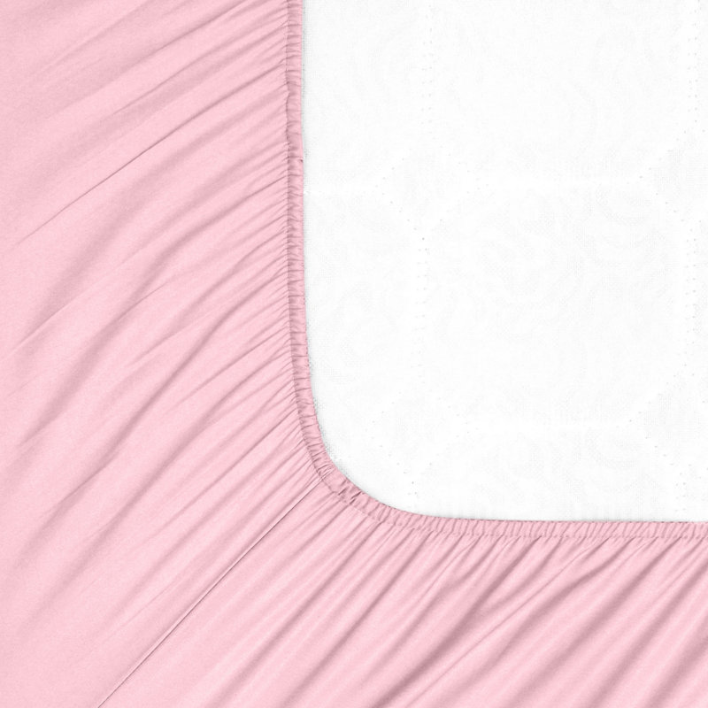  Ensemble de draps 100% coton percale frais et frais (4 pièces), Grand lit, Rougir