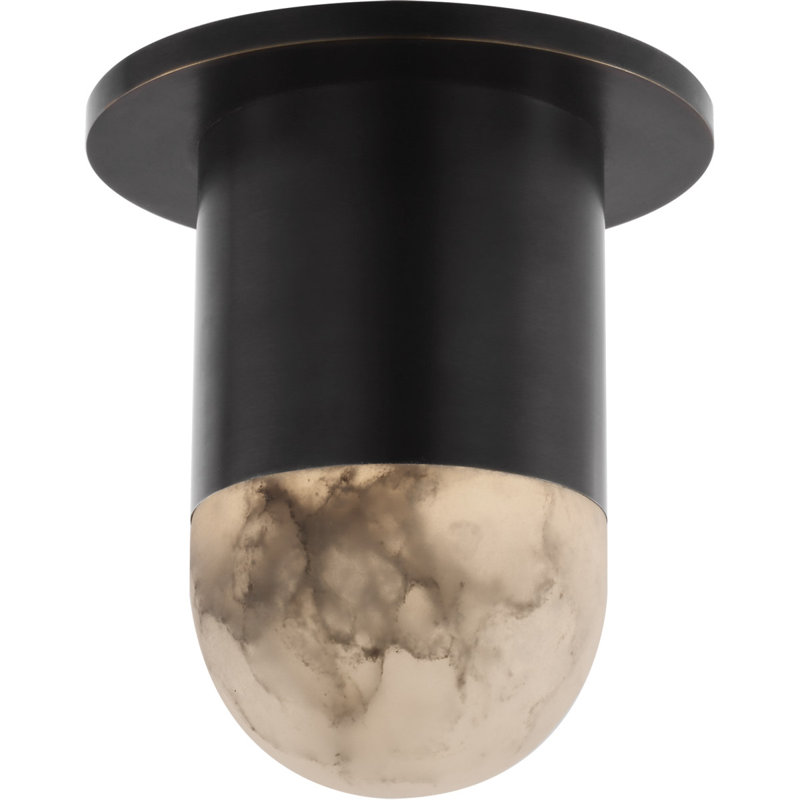 Kelly Wearstler Melange Mini Monopoint Flush Mount, Bronze