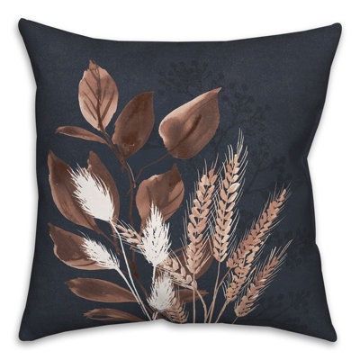 Floral Outdoor Reversible Throw Pillow