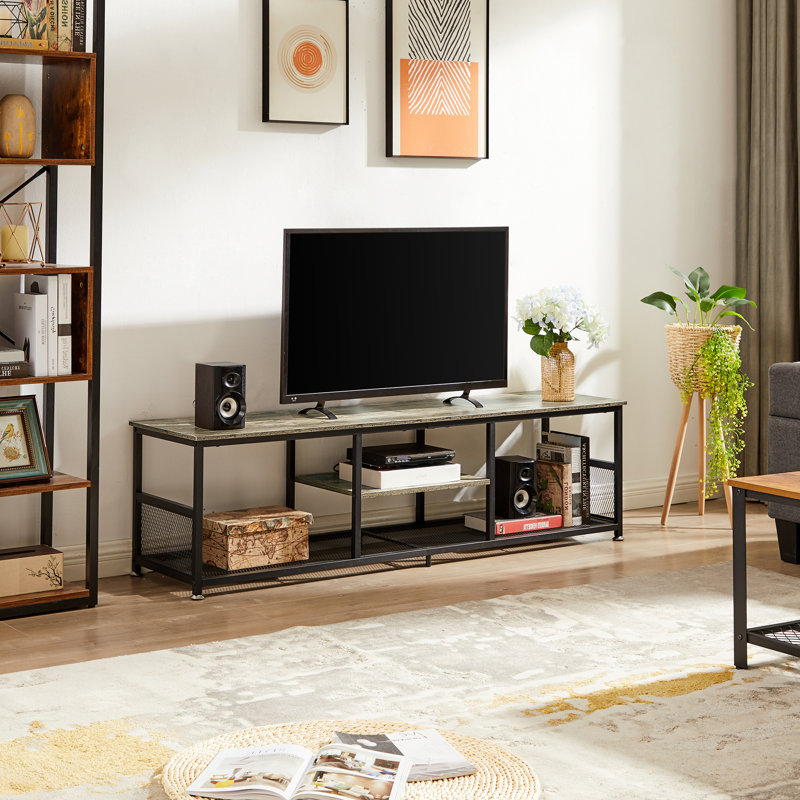 Auxter Coffee Table with Storage, Gray, 16.22'' H X 62.99'' W X 15.74'' L