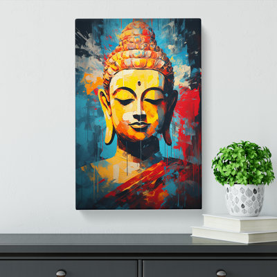 Buddha Abstract No.2 - Wrapped Canvas Print
