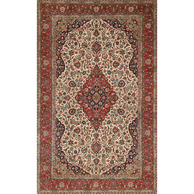 Tapis oriental beige / brun / rouge