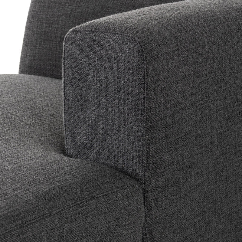 Lawndale RAF Chaise PC-Saxon Charcoal