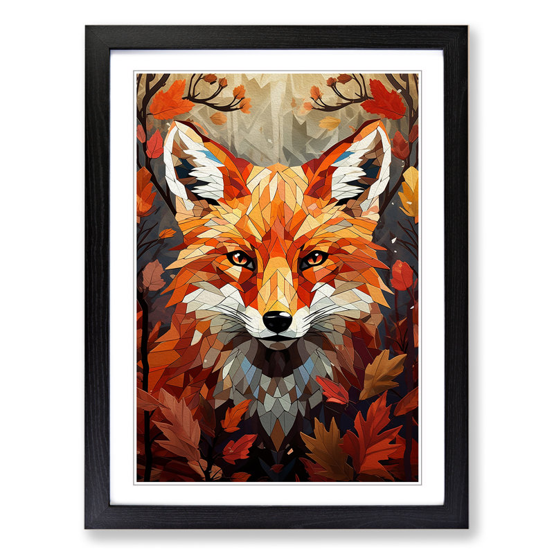Single Picture Frame Print on Wood, Black Framed, 64cm H x 46cm W