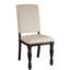 Table et chaises rembourrées Brown-722323247