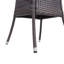 Northup Round Glass Iron Outdoor with Umbrella Hole Dining Table - 80 cm W 80 cm D-405694021