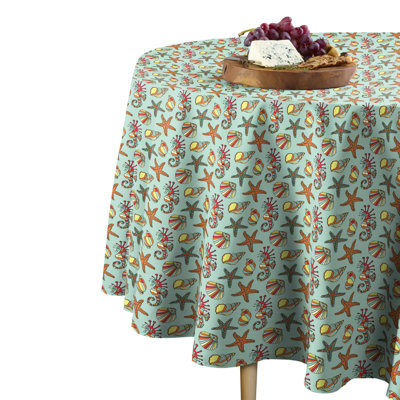 Zeppa Geometric Round Tablecloth