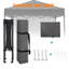 6 pi L 4 pi. D Auvent escamotable en acier avec pare-soleil-110524477
