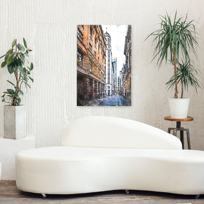Art urbain de la ville, 36" H x 24" W