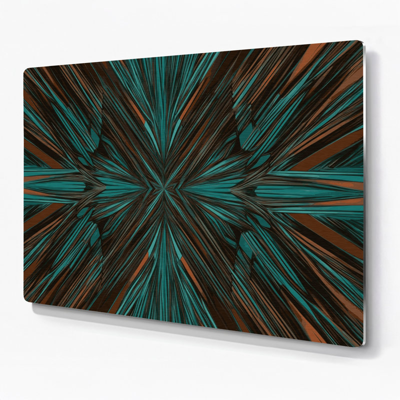 Art mural brun op Op 88, H 132 po x l 168 po x P 0,05 po