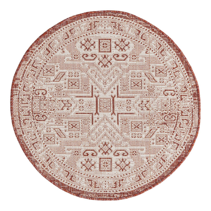 Allexis Indoor / Outdoor Rug, Round 3'3"